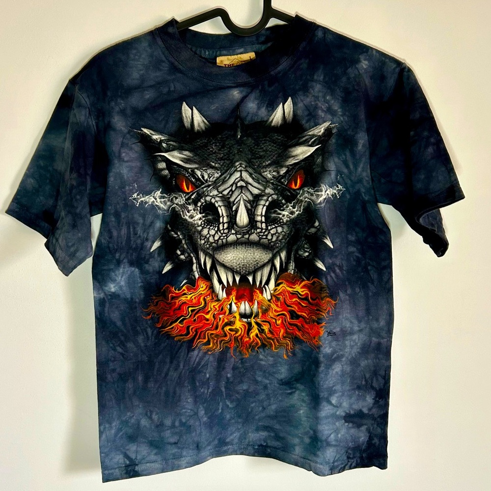 Vintage The Mountain Dragon Shirt Kids Size L